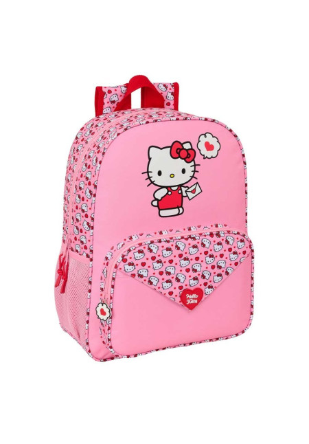 Mochila 42cm HELLO KITTY pinky promise