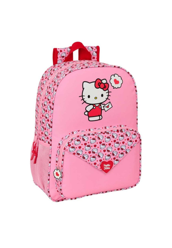 Mochila 42cm HELLO KITTY pinky promise