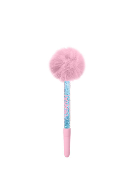 Libreta squishy con boli pompon STITCH