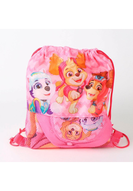 Saquito toalla + gorra PAW PATROL