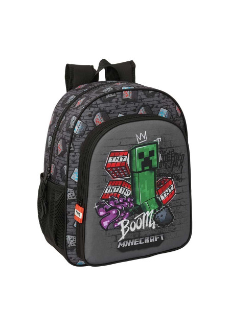 Mochila 38cm MINECRAFT graffiti