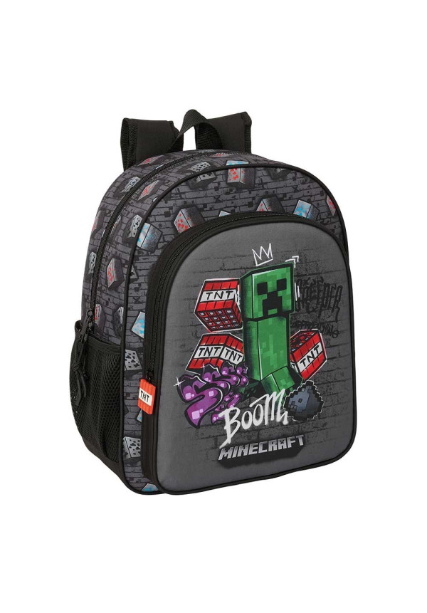 Mochila 38cm MINECRAFT graffiti