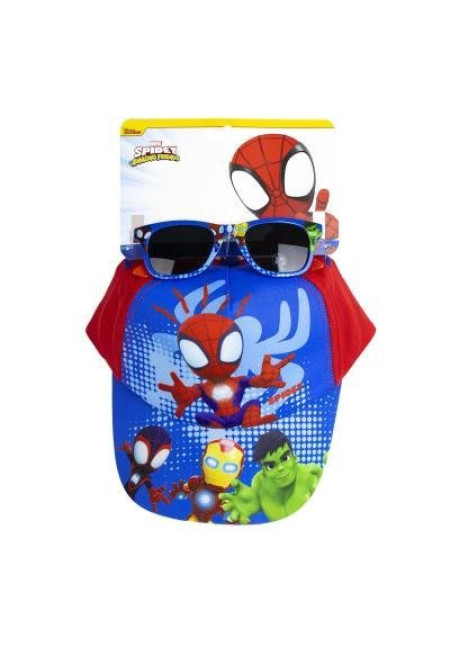 Set gorra + gafas SPIDEY