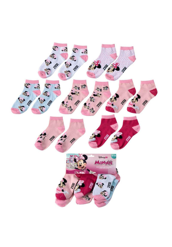 Set 7 calcetines tobilleros MINNIE