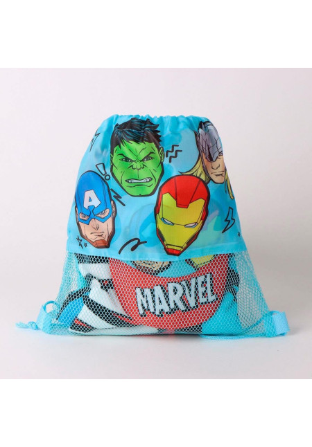 Saquito toalla + gorra AVENGERS