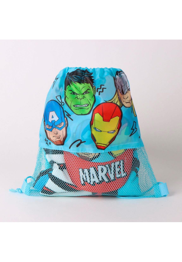 Saquito toalla + gorra AVENGERS