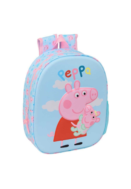 Mochila 33cm 3D PEPPA PIG