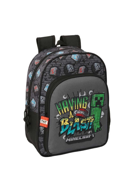 Mochila 34cm MINECRAFT graffiti