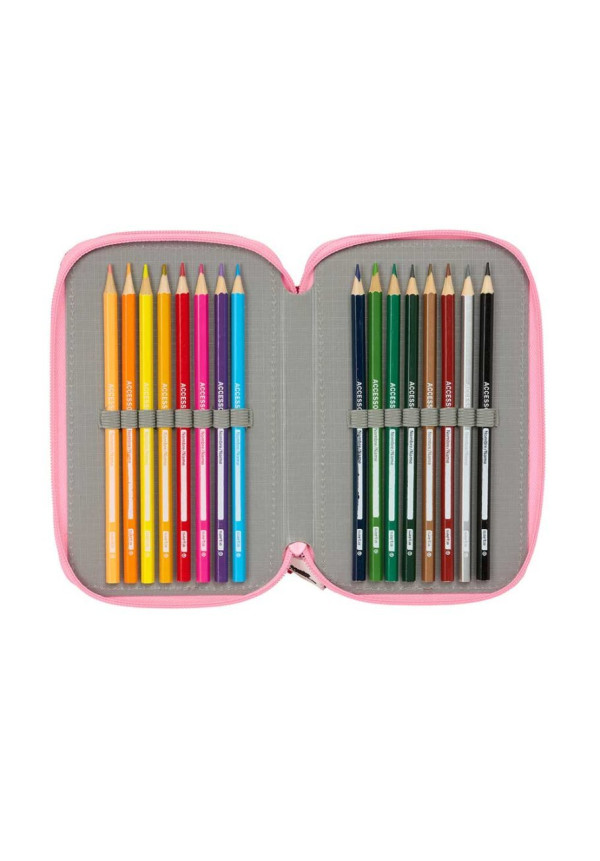 Plumier triple HELLO KITTY pinky promise