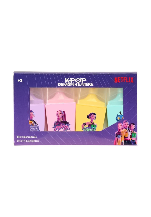 Set 4 rotus fluorescentes KPOP