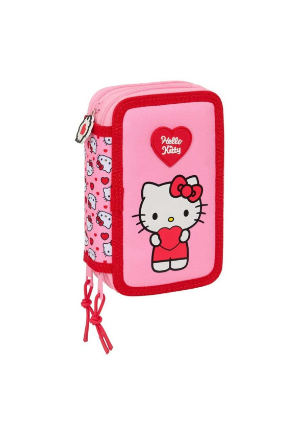 Plumier triple HELLO KITTY pinky promise