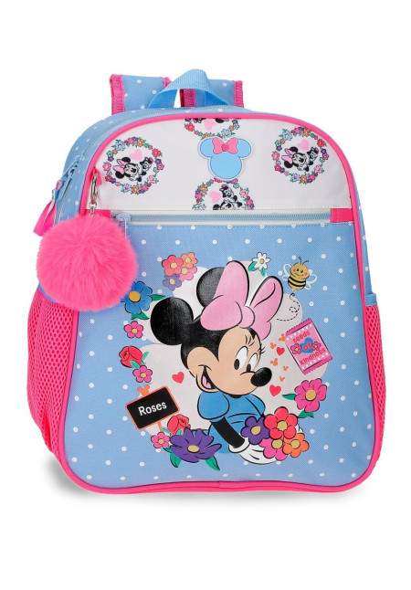 Mochila 34cm MINNIE flowers