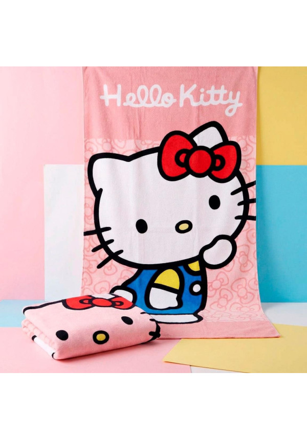 Toalla algodon HELLO KITTY
