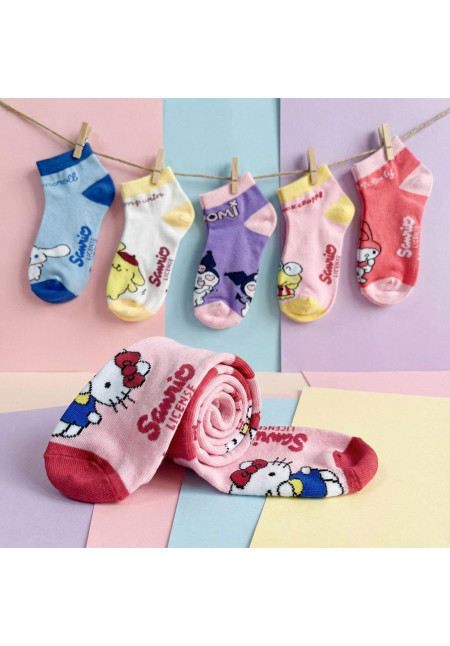 Set 7 calcetines tobilleros HELLO KITTY