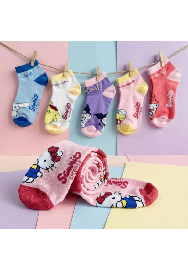Set 7 calcetines tobilleros HELLO KITTY