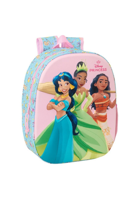 Mochila 33cm 3D PRINCESAS