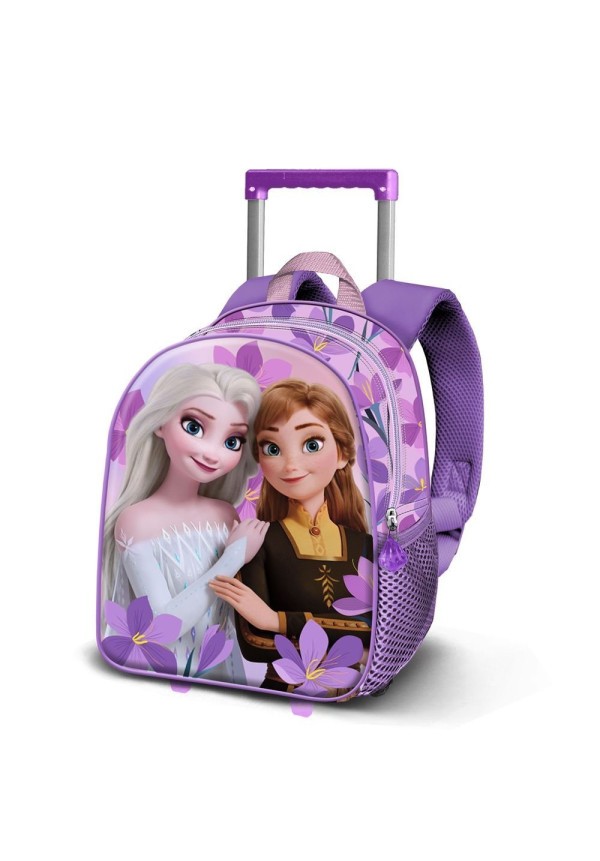 Mochila ruedas 31cm 3D FROZEN