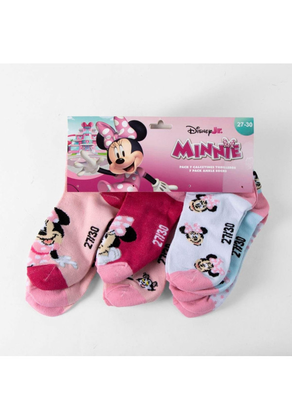 Set 7 calcetines tobilleros MINNIE
