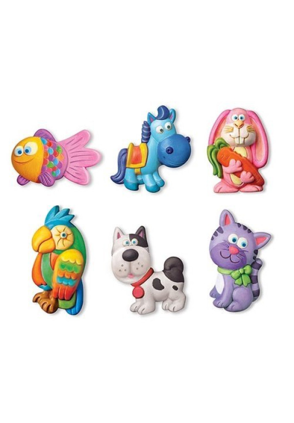 Juego moldea y pinta MASCOTAS
