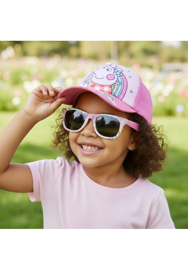 Set gorra + gafas PEPPA PIG