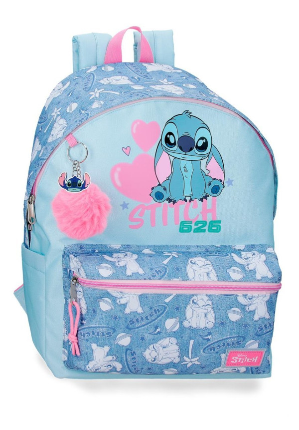 Mochila 44cm STITCH hearts