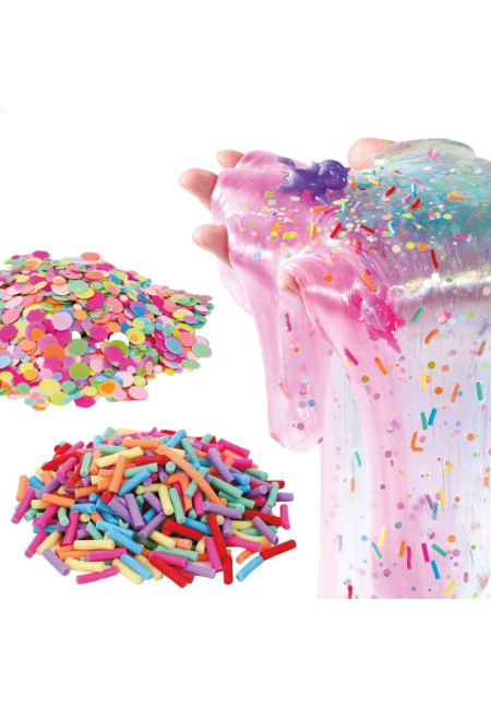 Set 12 botes crea tu slime UNICORNIO