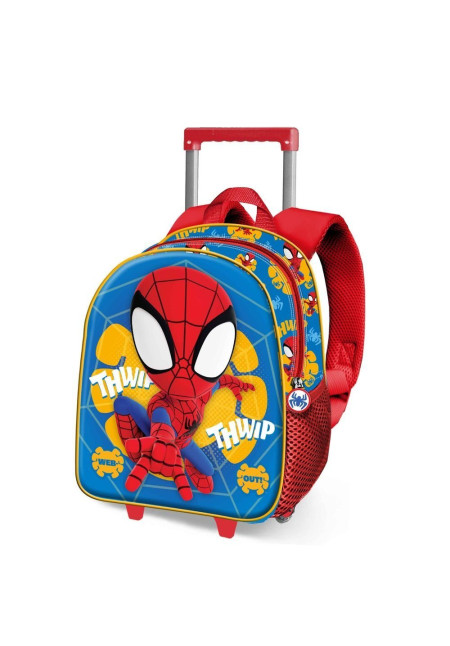 Mochila ruedas 31cm 3D SPIDEY
