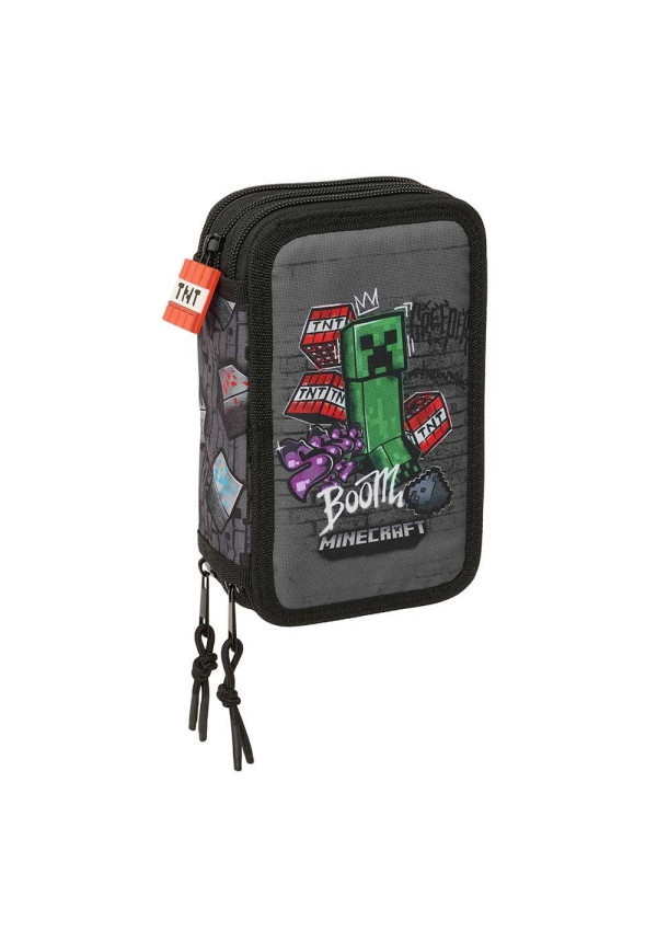 Plumier triple MINECRAFT graffiti
