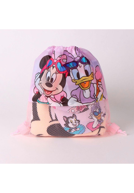Saquito toalla + gorra MINNIE