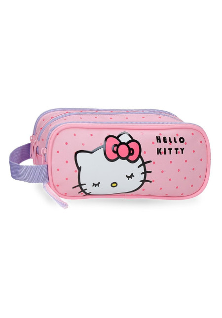 Portatodo triple HELLO KITTY bows