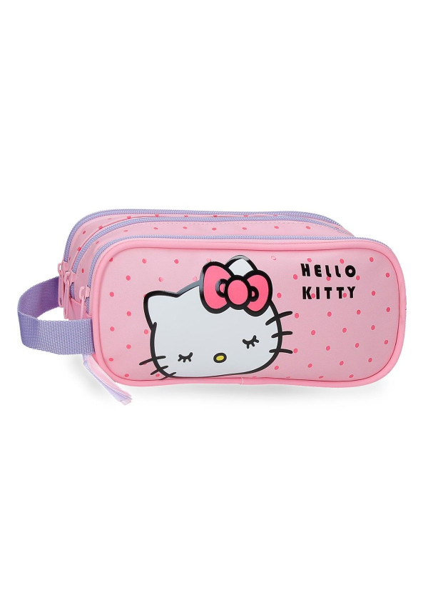Portatodo triple HELLO KITTY bows