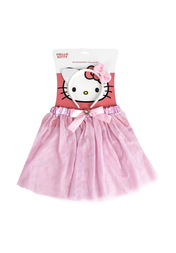 Set tutu + diadema HELLO KITTY