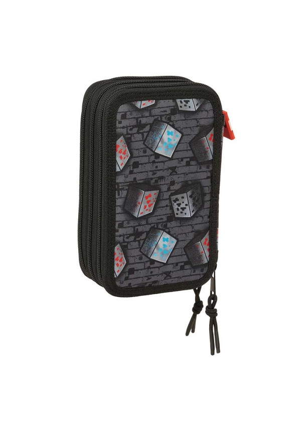 Plumier triple MINECRAFT graffiti
