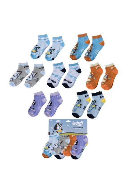 Set 7 calcetines tobilleros BLUEY