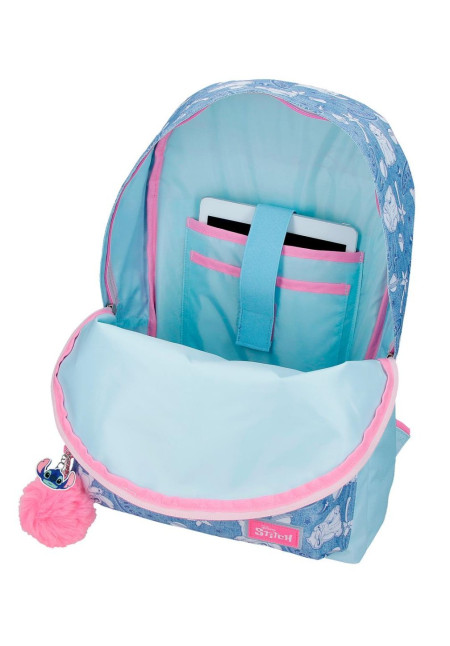 Mochila 44cm STITCH hearts