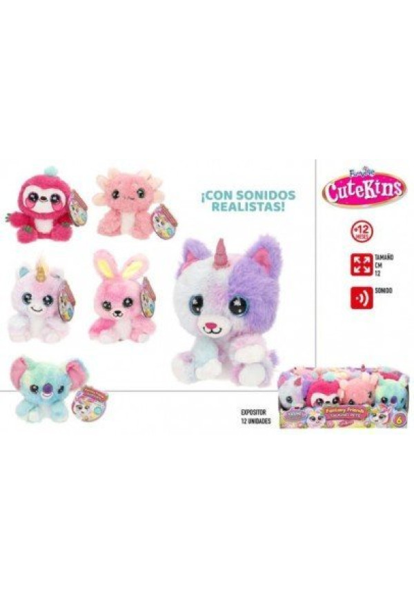 Peluche 15cm CUTEKINS sonidos