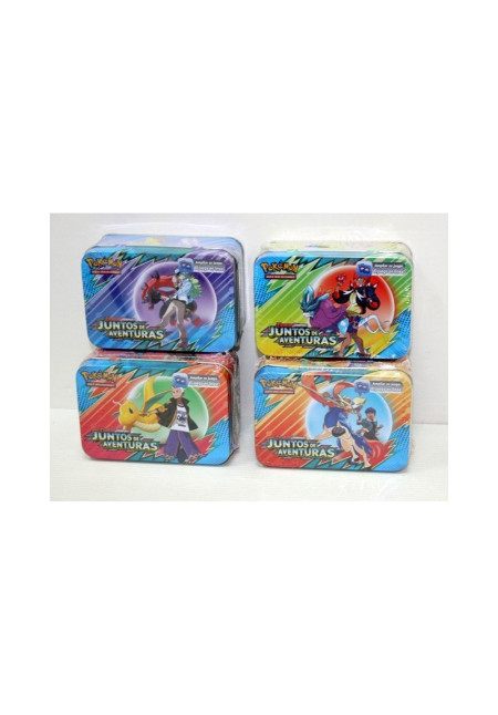 Caja metal 40ud cartas POKEMON