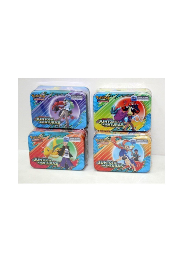 Caja metal 40ud cartas POKEMON