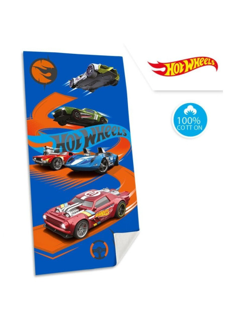 Toalla algodon HOT WHEELS
