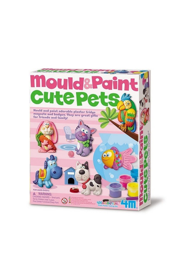 Juego moldea y pinta MASCOTAS