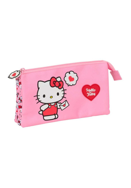 Portatodo triple HELLO KITTY pinky promise