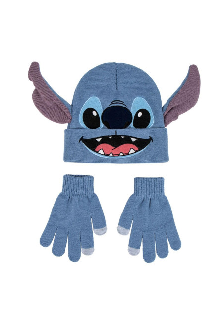 Set gorro guante STITCH