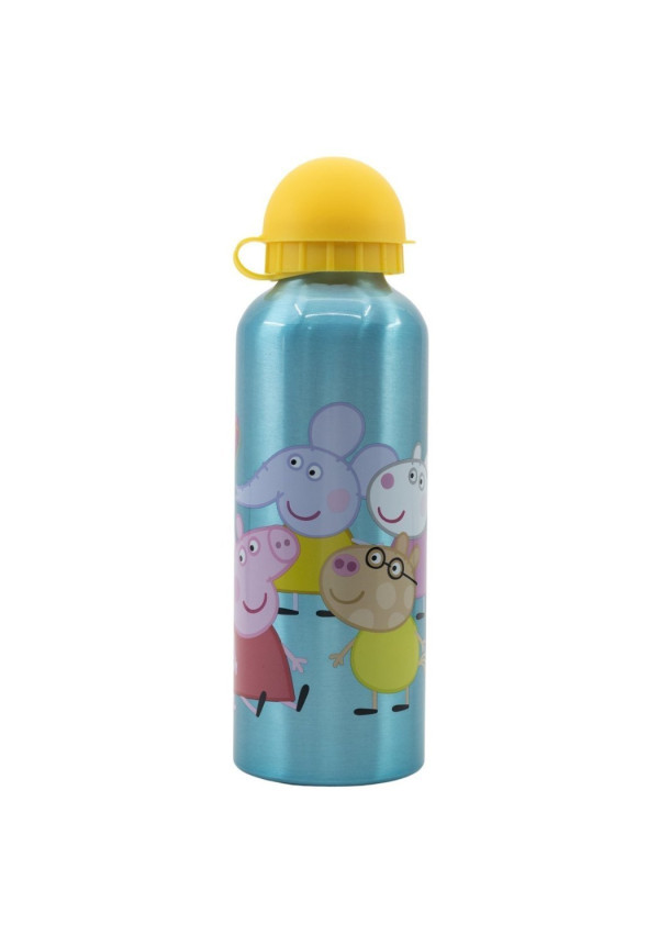Botella aluminio 500ml PEPPA friends