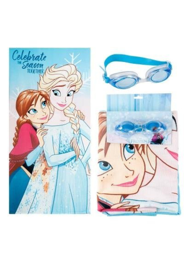 Set toalla + gafas FROZEN