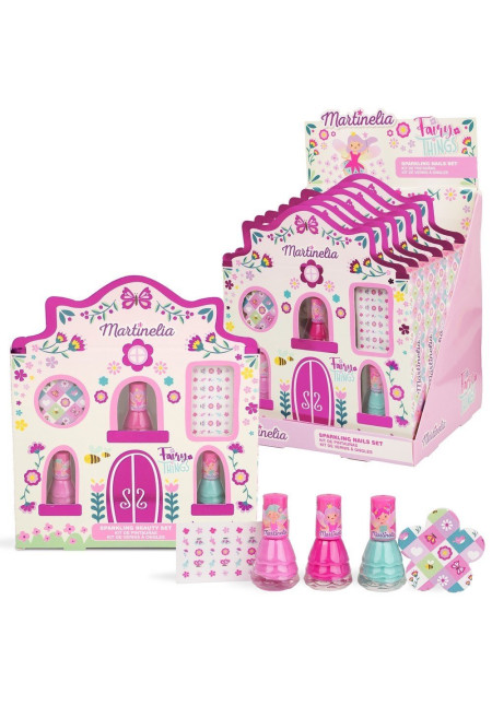 Set uñas brillantes FAIRY