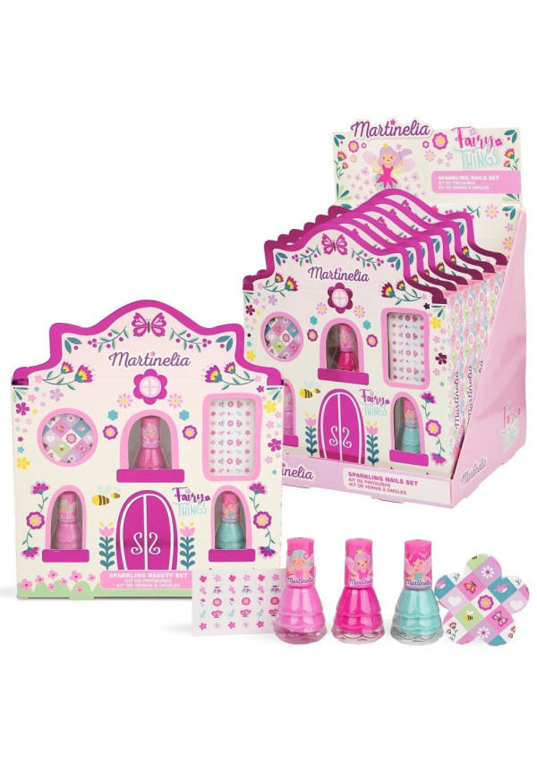 Set uñas brillantes FAIRY