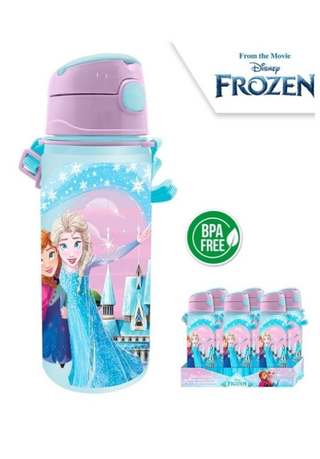 Botella 600ml correa FROZEN