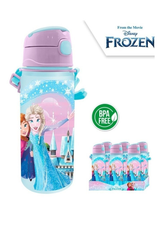 Botella 600ml correa FROZEN