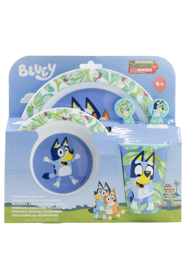 Set vajilla micro BLUEY