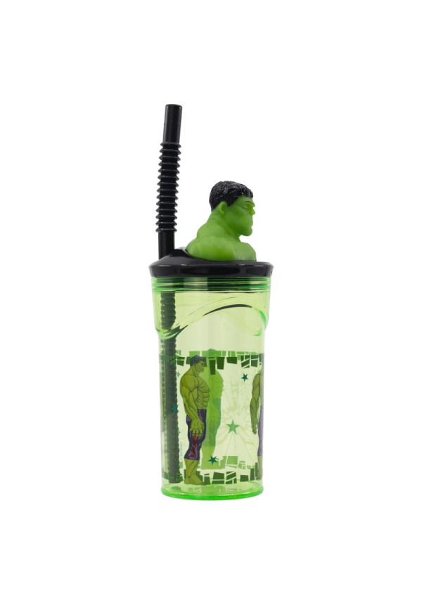 Vaso figura 360ml HULK